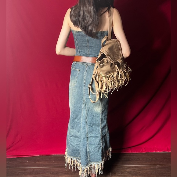 Boho Denim Dress by TRF Jeans - Picture 7 of 7